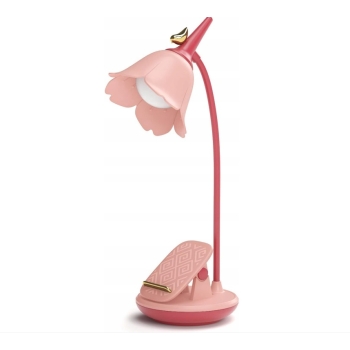 Lampka biurkowa kwiatek LED z ochroną oczu - Klips
